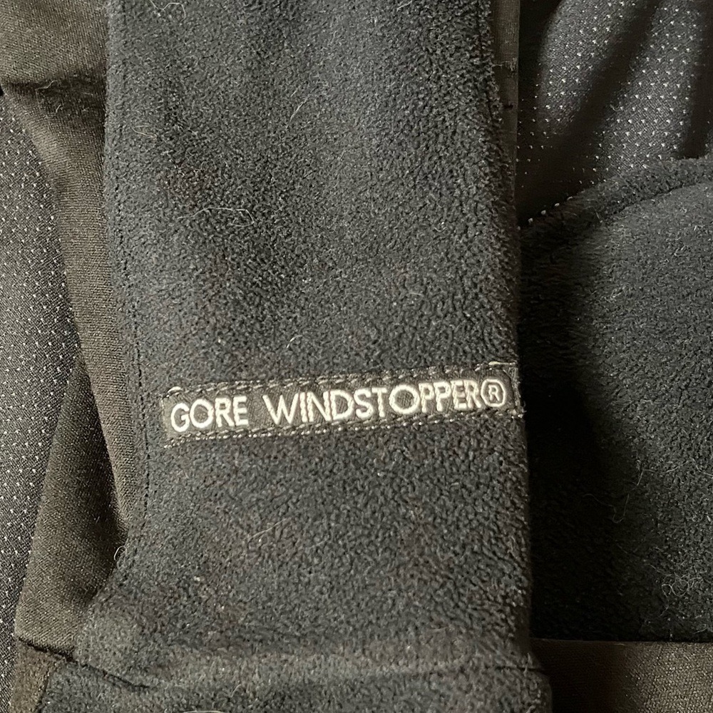 Mountain Hardwear Womens Black Gore Windstopper Fleece Full Zip Jacket Size 10 - Picture 6 of 10